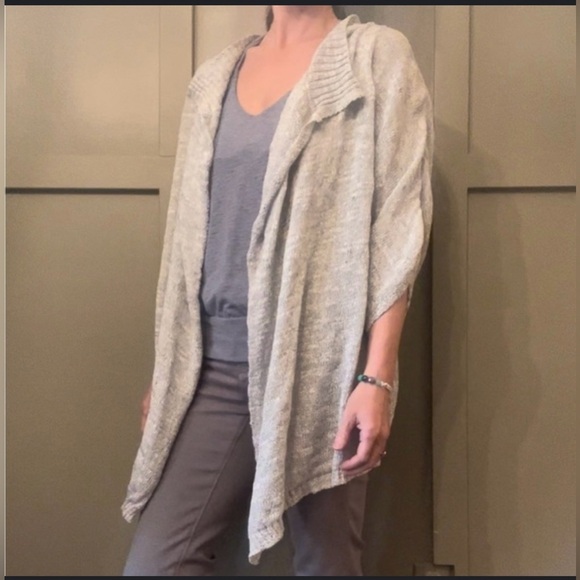 Prana Light Gray Women's Cardigan - Picture 2 of 7